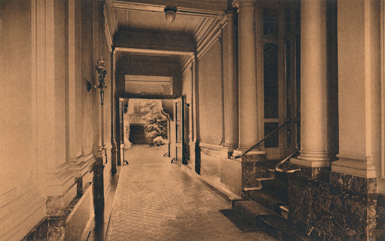 Indgang til den cubanske ambassade i Bruxelles, Belgien, 1927. af Unbekannt
