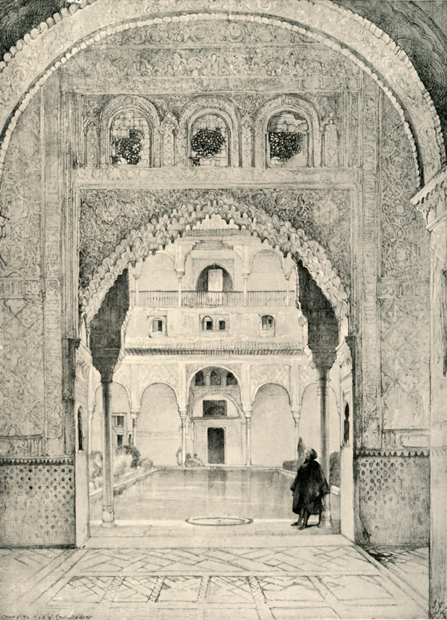 Indgang til Hall of the Barque..., 1800-tallet, 1907. af Unbekannt