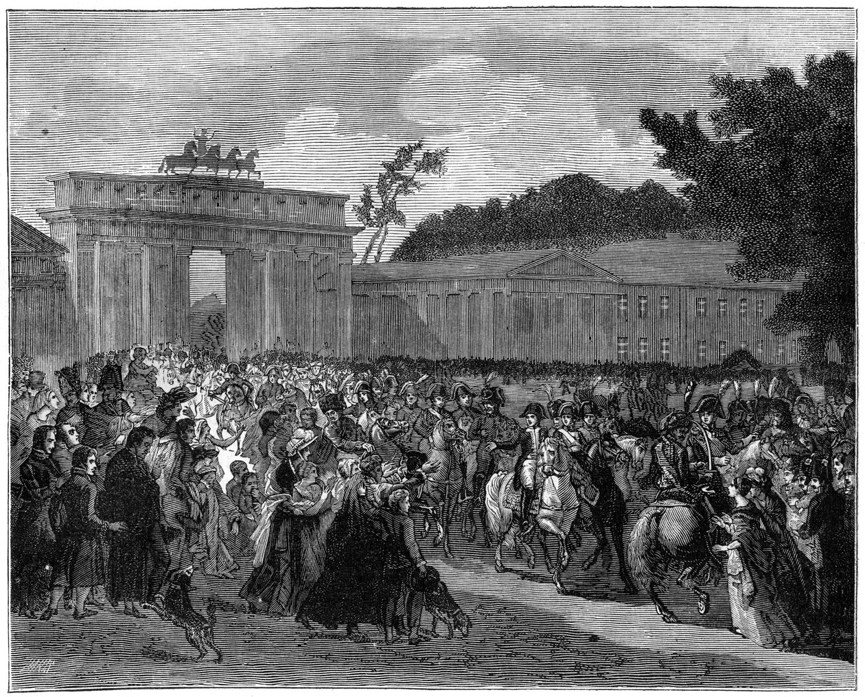 Den franske hærs indtog i Berlin, 27. oktober 1806 1882-1884 af Unbekannt