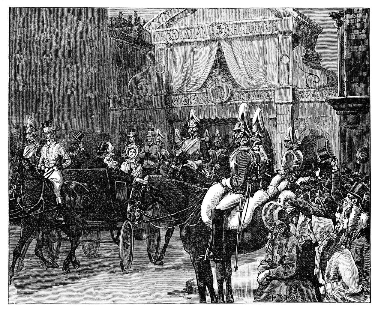 Prinsessen Alexandras indtog i London, slutningen af det 19. århundrede af Unbekannt