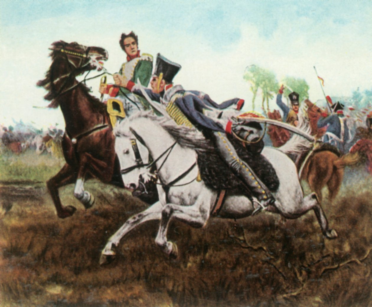 Episode under slaget ved Dennewitz, 6. september 1813, 1936. af Unbekannt