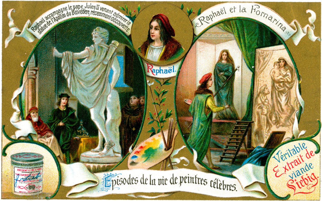 Episoder af de berømte malers liv: Raphael, c1900 af Unbekannt