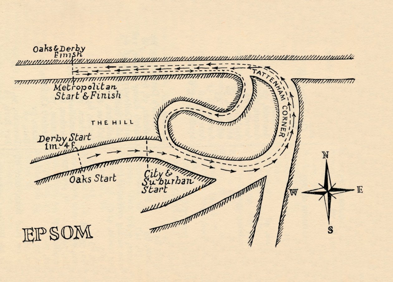 Epsom Race Course, 1940 af Unbekannt