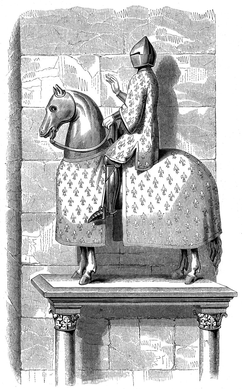 Rytterstatue af kong Philip le Bel, 1575 1849 af Unbekannt
