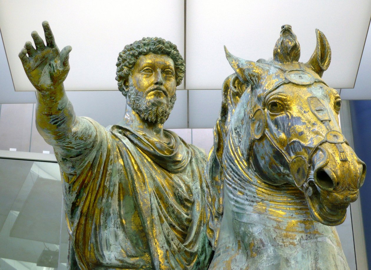 Rytterstatue af Marcus Aurelius, 161-180 af Unbekannt