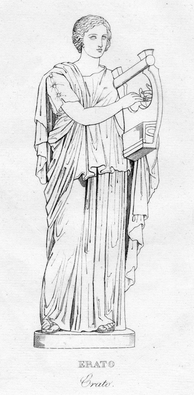 Erato, c1850 af Unbekannt