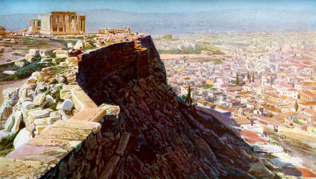 Erechtheion, Athen, Grækenland, c1924 af Unbekannt