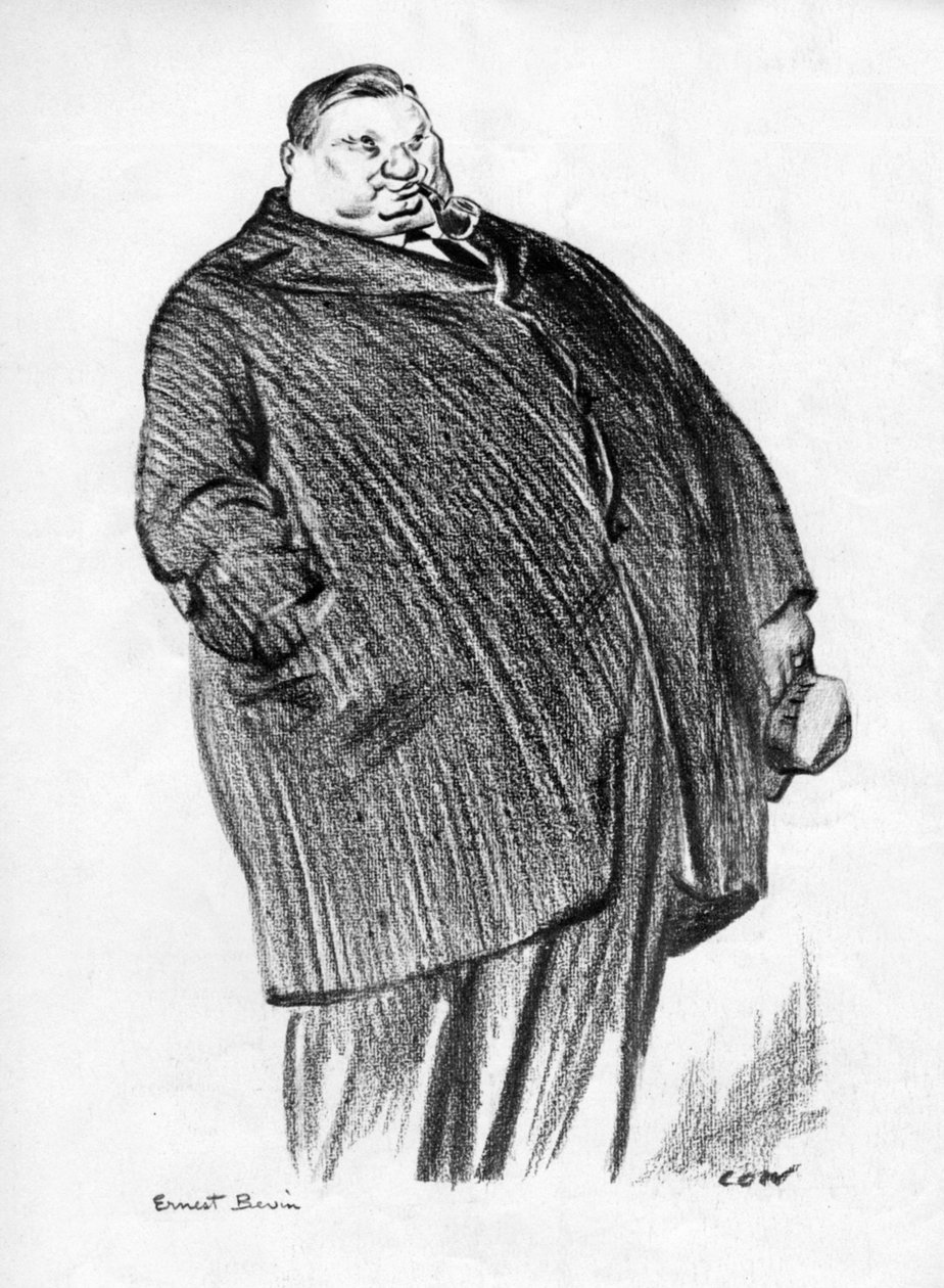 Ernest Bevin, britisk Labour-politiker, 1933 af Unbekannt