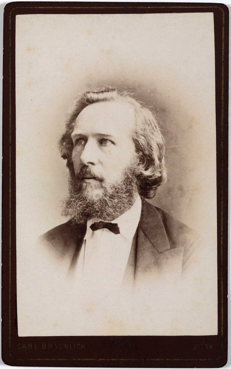 Ernst Haeckel, tysk naturforsker, ca. 1860