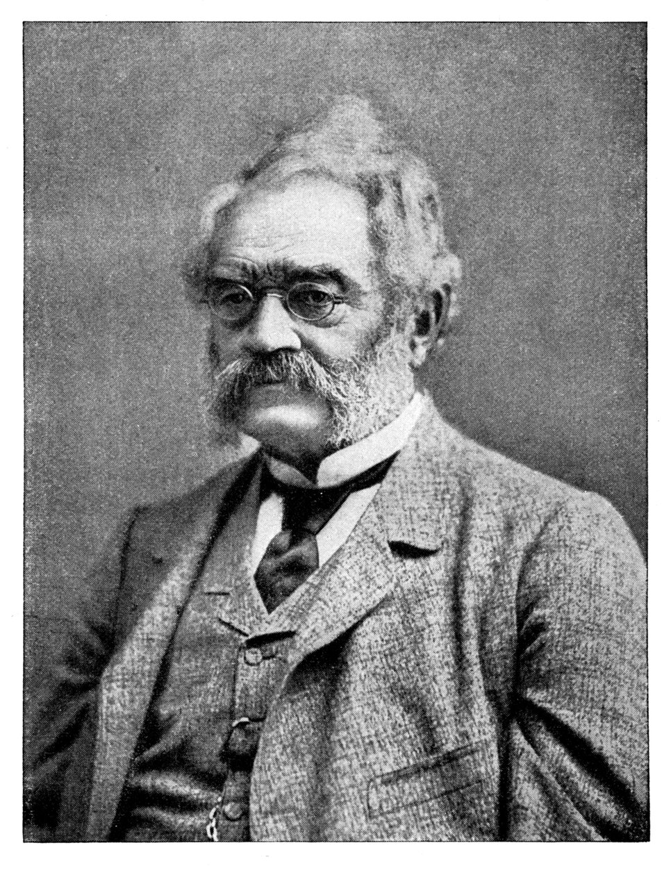 Ernst Werner von Siemens tysk opfinder og industrimand fra det 19. århundrede, 1900 af Unbekannt