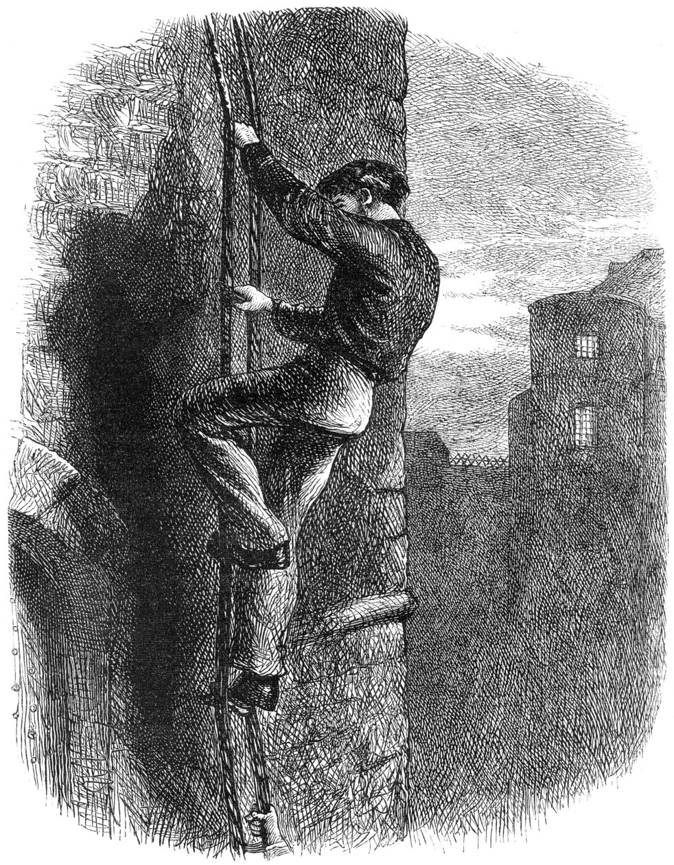 Escape of Confederate General John Hunt Morgan, 1863 c1880 af Unbekannt