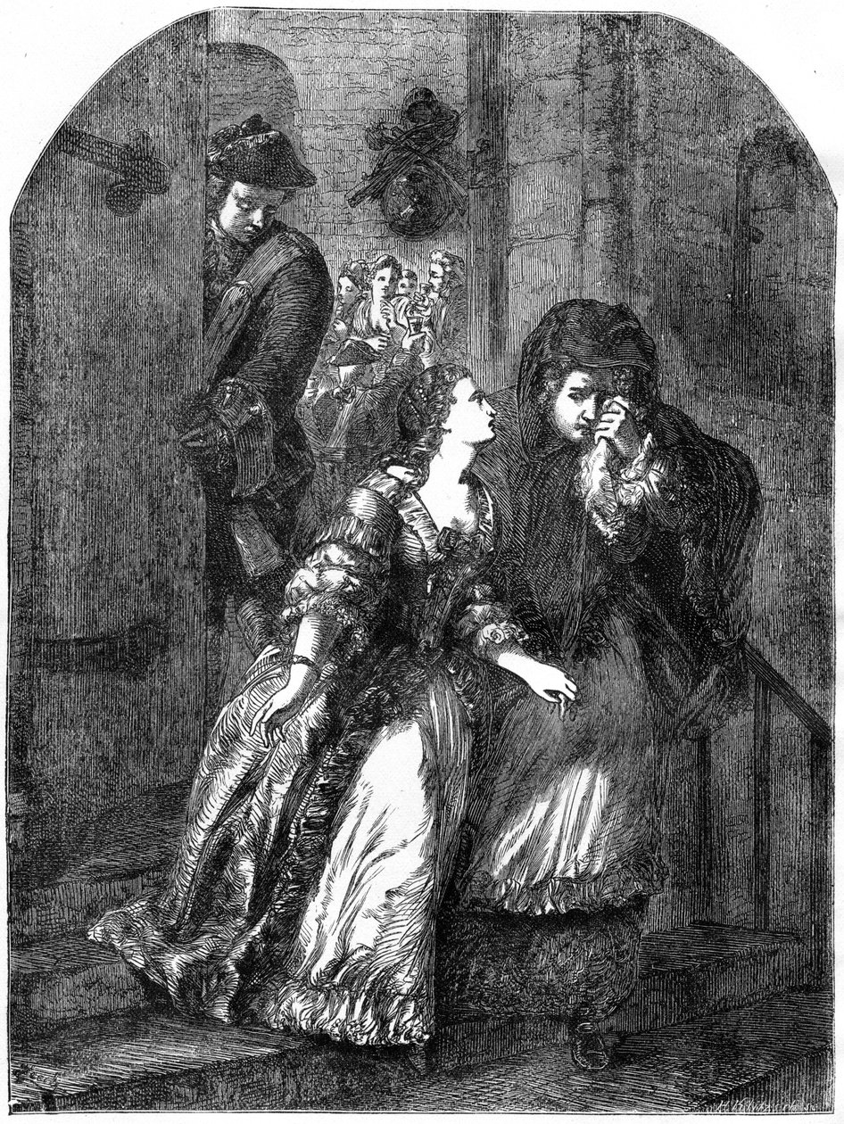 Jarlen af Nithsdales flugt fra Tower of London, 1716, 1800-tallet af Unbekannt