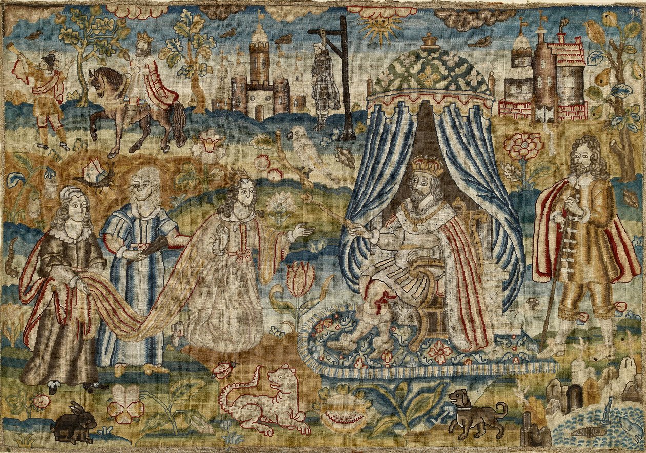 Esther og Ahasverus, midten til slutningen af det 17. århundrede af Unbekannt