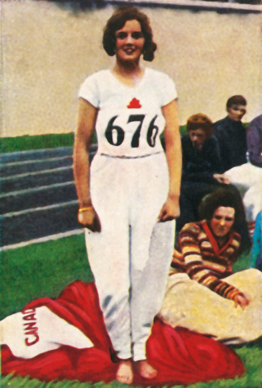 Ethel Catherwood fra Canada, verdensmester i højdespring, 1928. af Unbekannt
