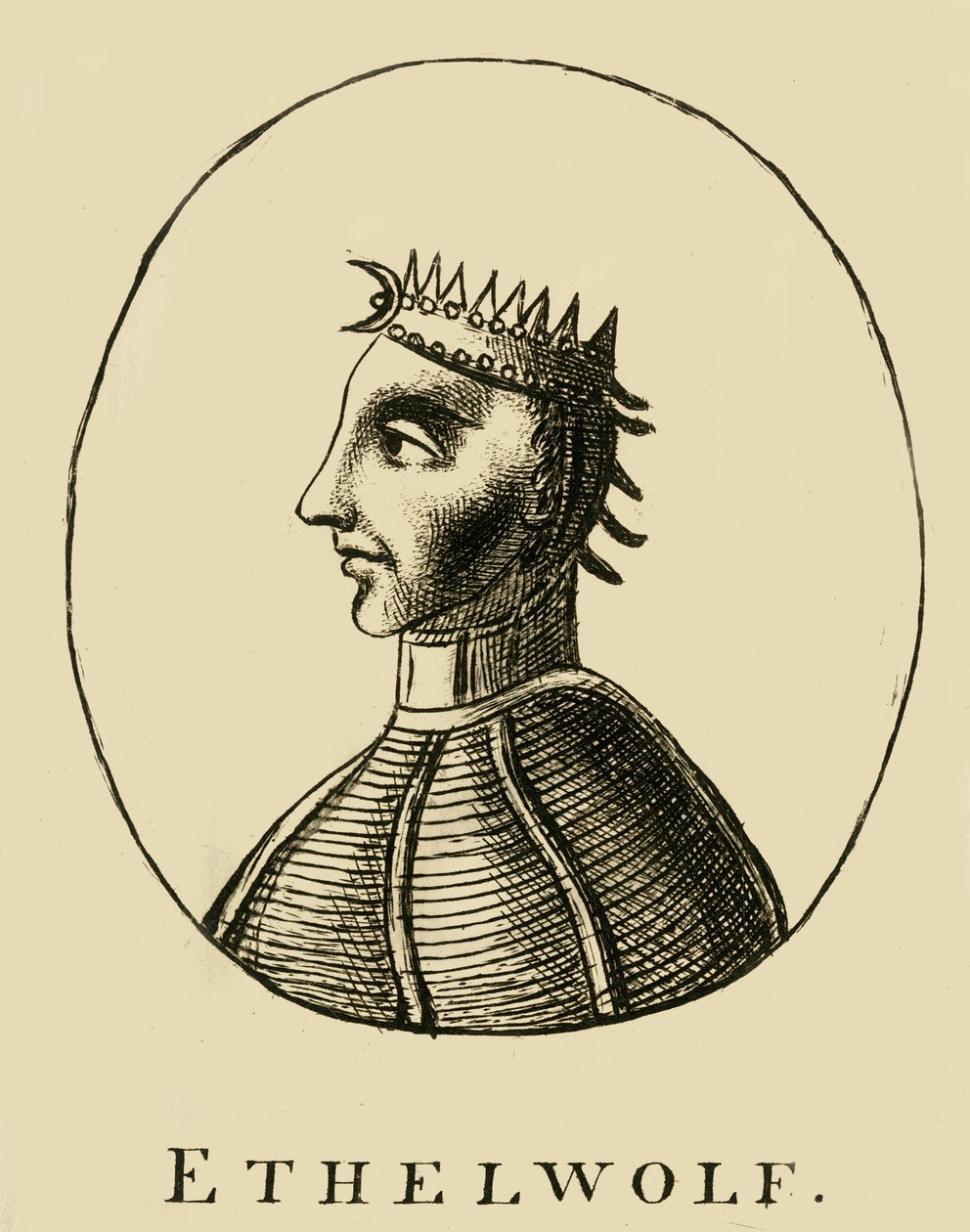 Ethelwolf, 1700-tallet. af Unbekannt