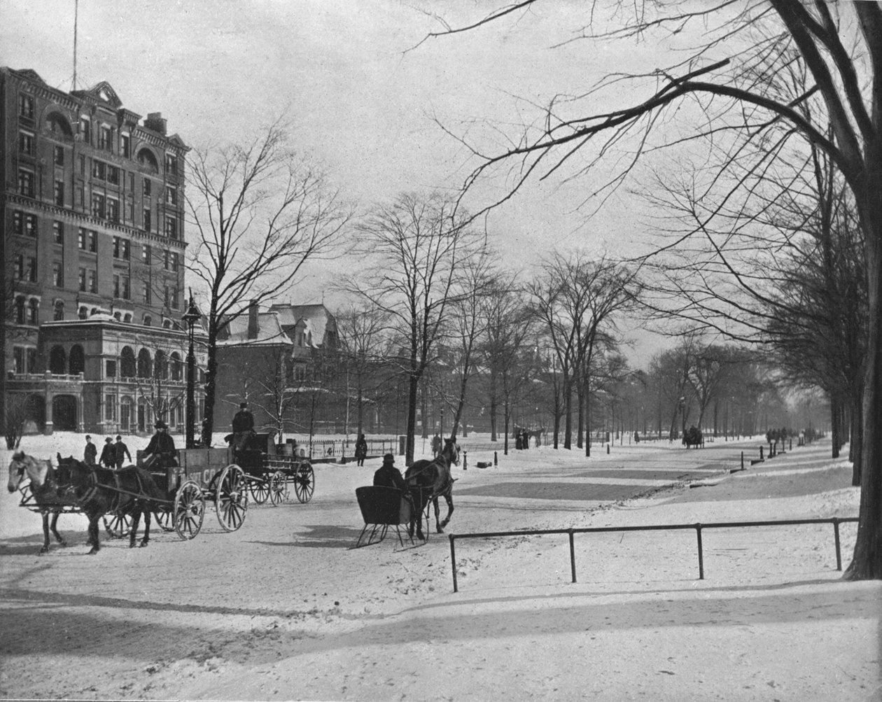 Euclid Avenue, Cleveland, Ohio, USA, c1900. af Unbekannt