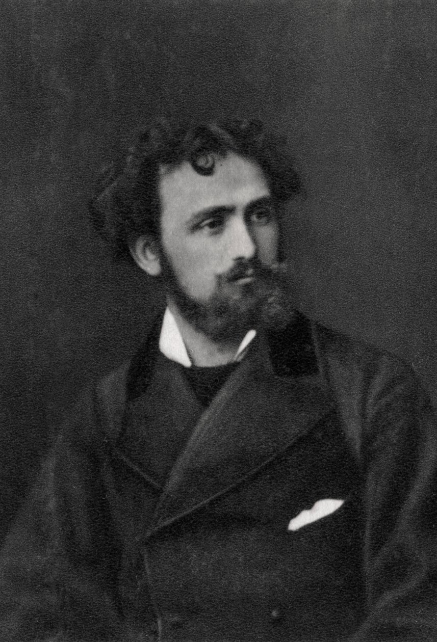 Eugene Delacroix, fransk kunstner, 1854 af Unbekannt