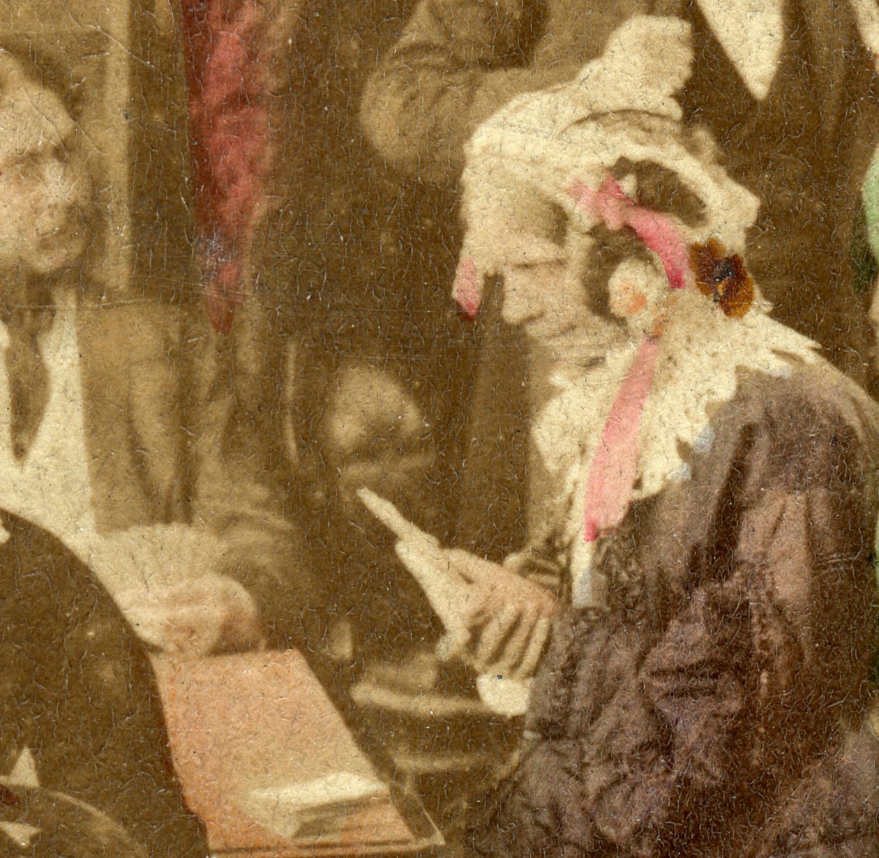 Aftener hjemme, 1800-tallet af Unbekannt