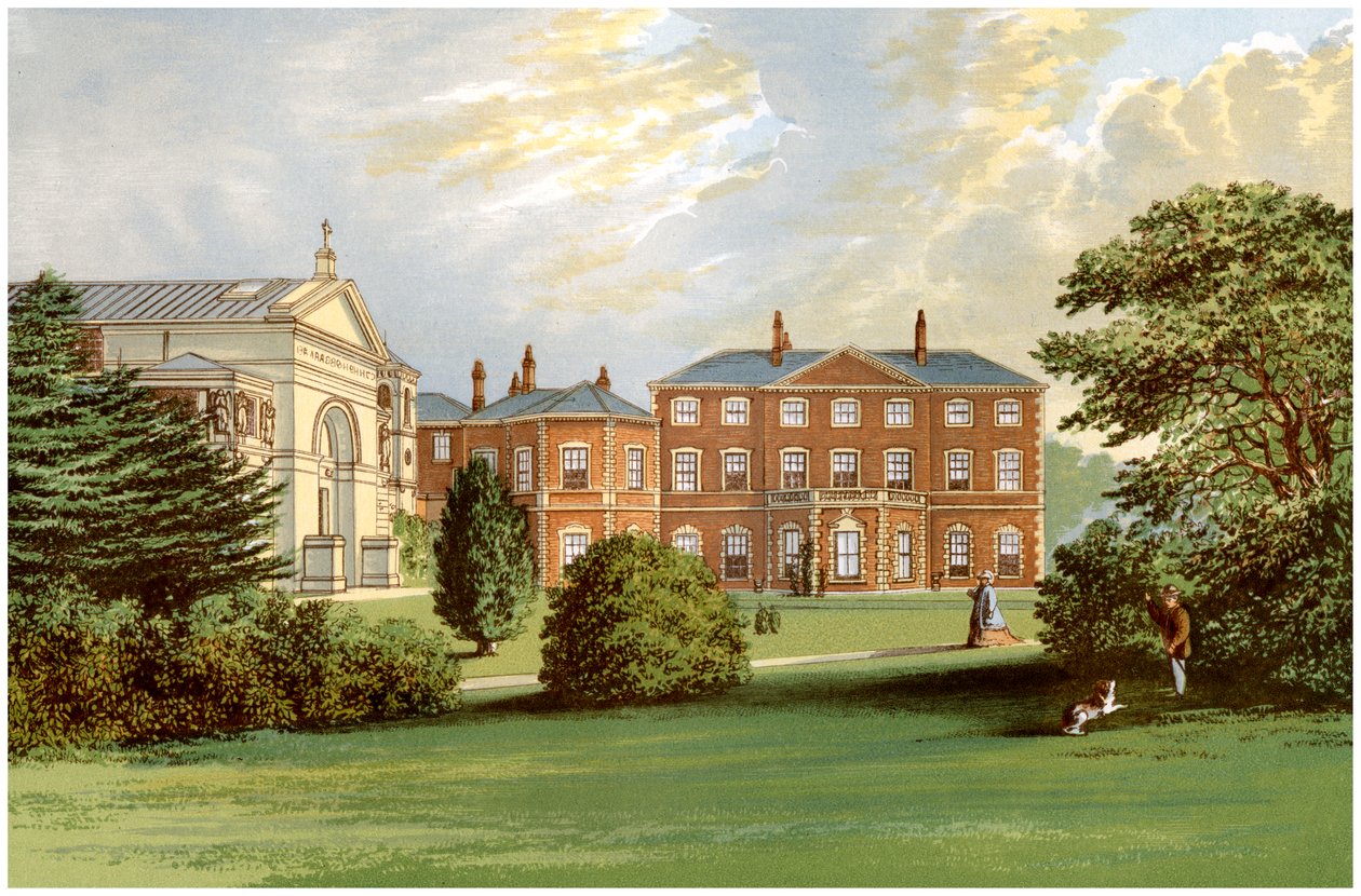 Everingham Park, Yorkshire, hjemsted for Lord Herries, c1880 af Unbekannt