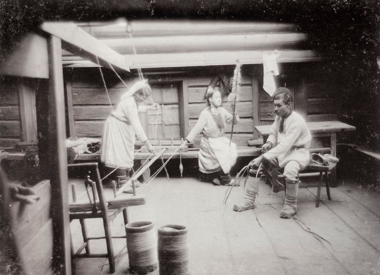 Mari-folkets hverdag, Rusland, c1880