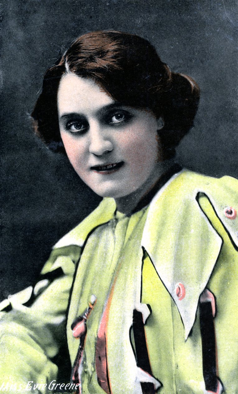 Evie Greene 1875-1917, engelsk skuespillerinde, begyndelsen af det 20. århundrede af Unbekannt