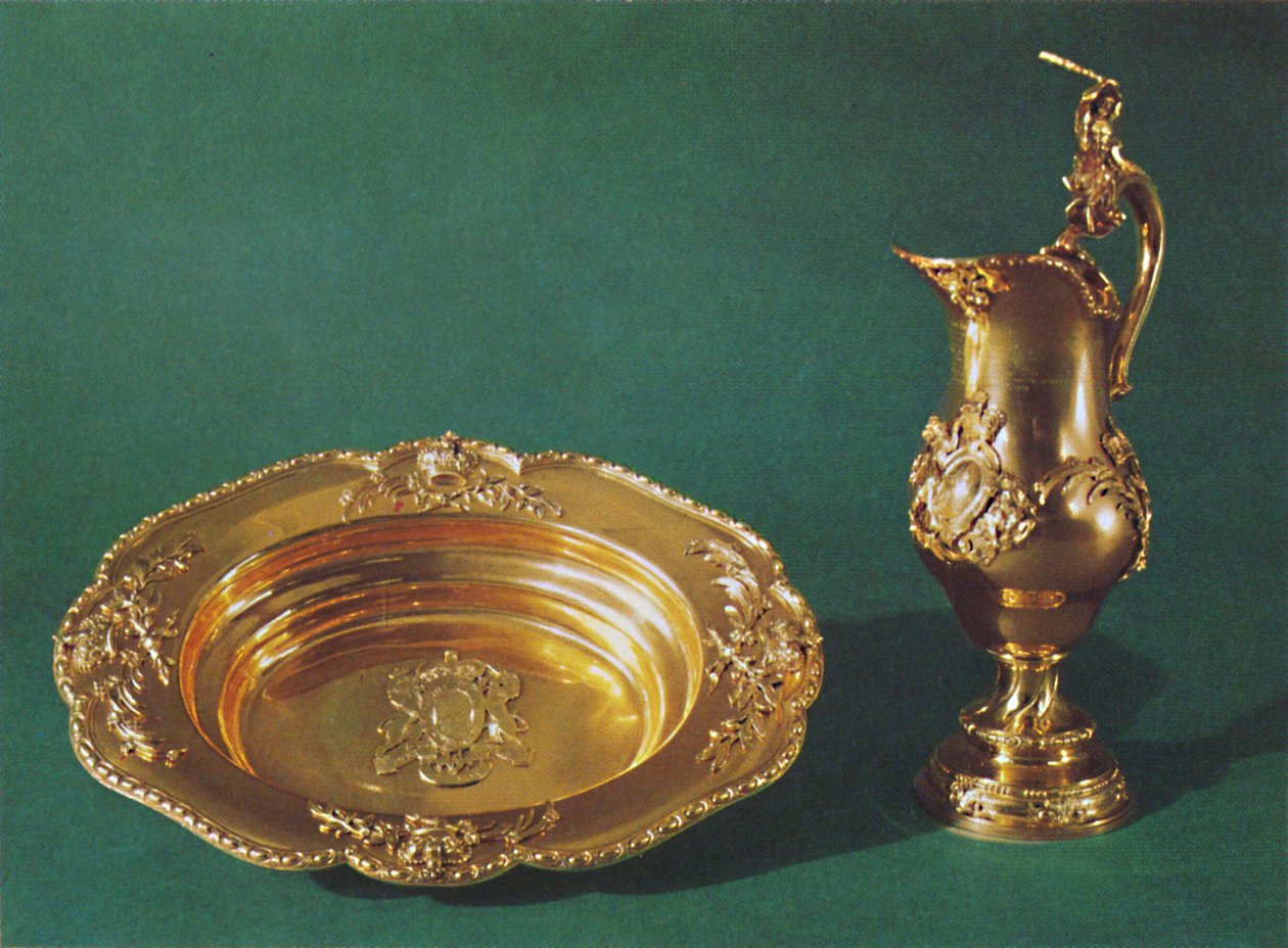 Æl og bassin, ca. 1735, 1953 af Unbekannt