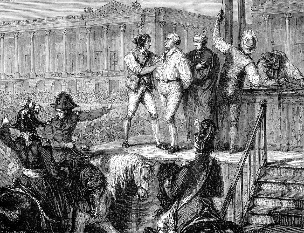 Henrettelse af Louis XVI af Frankrig, Paris, 21. januar 1793 1882-1884 af Unbekannt
