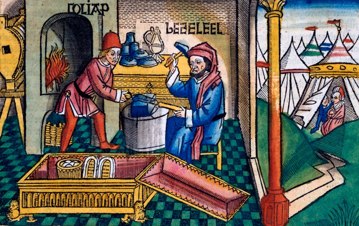 2 Mosebog 31:2-8: Bezalel og Aholiab laver pagtens ark af Unbekannt