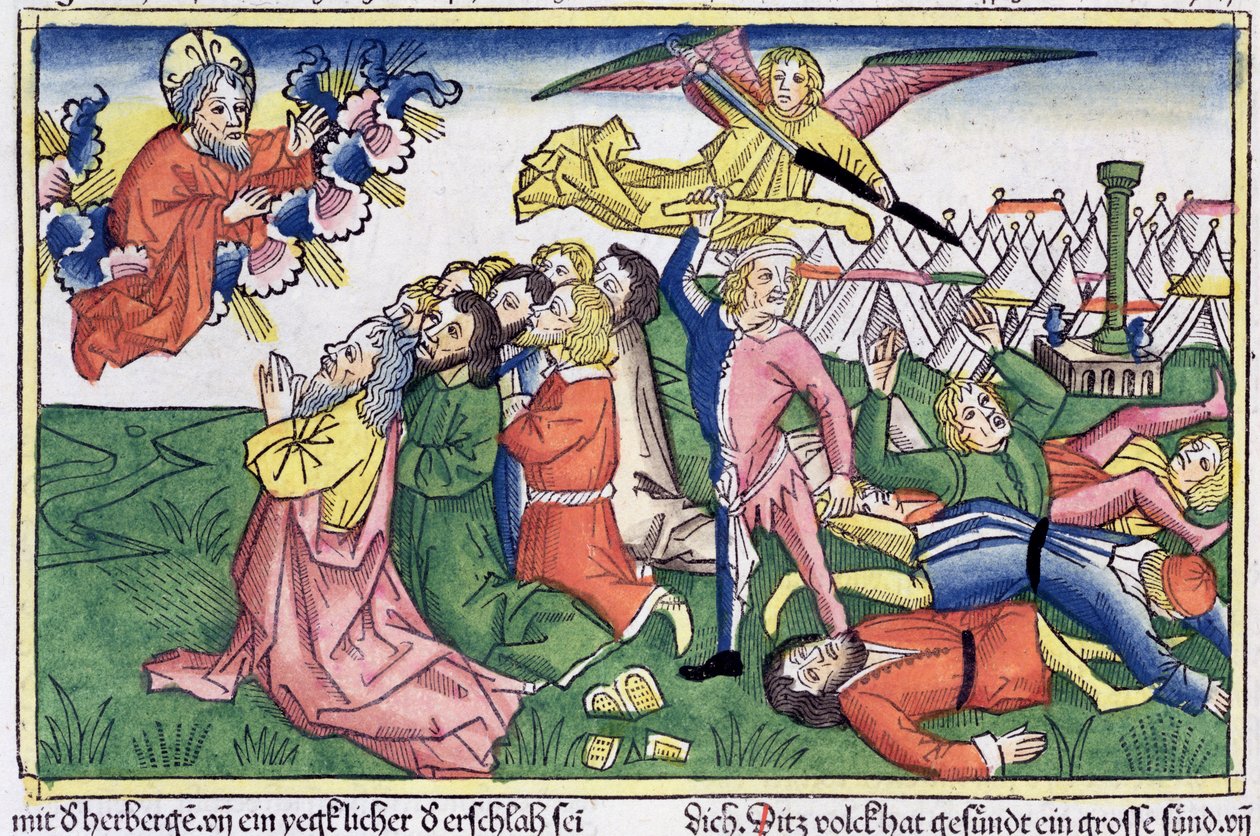 2 Mosebog 32:15-23: Moses bryder stentavlerne af Unbekannt