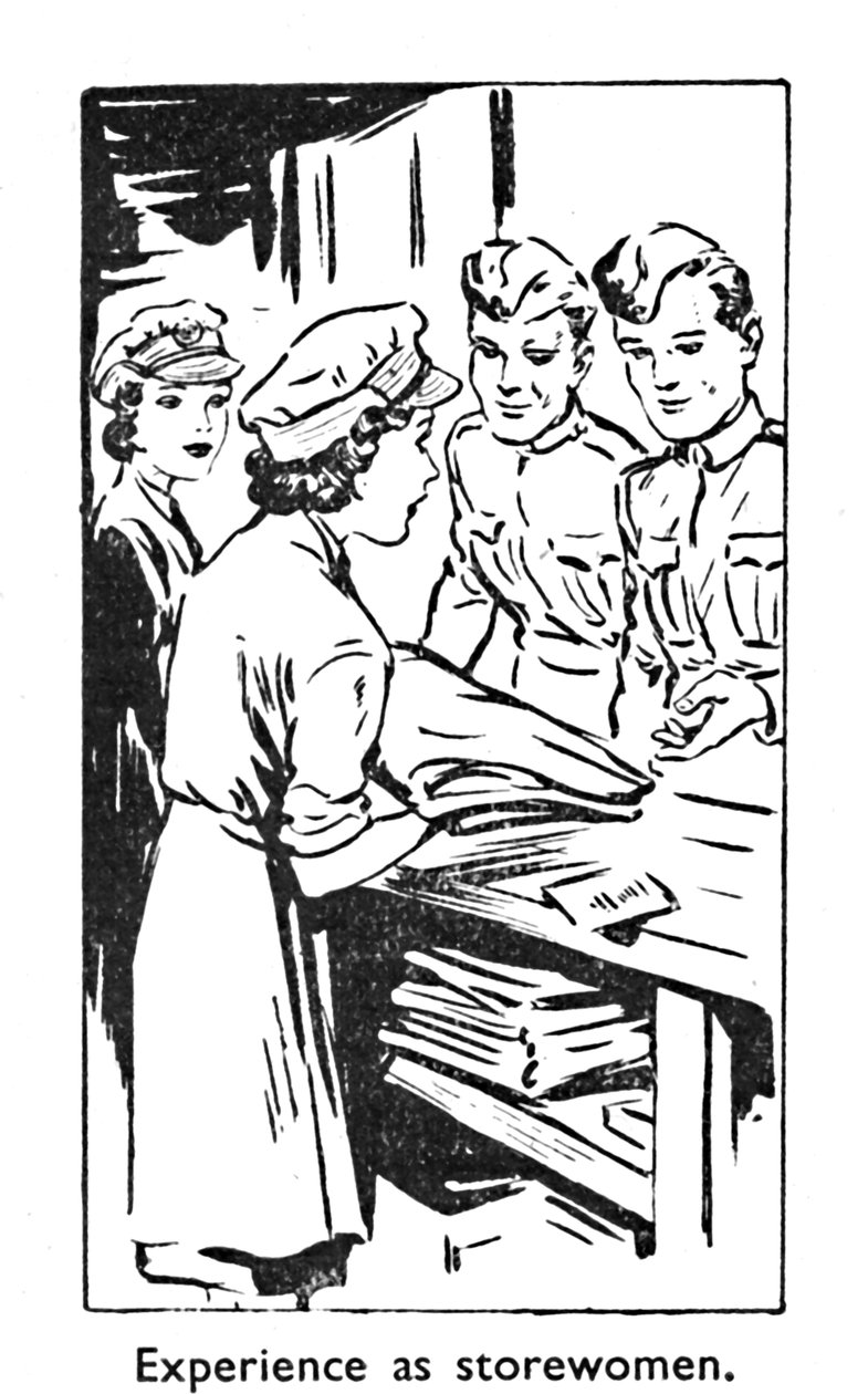 Erfaring som lagerdame, 1940 af Unbekannt