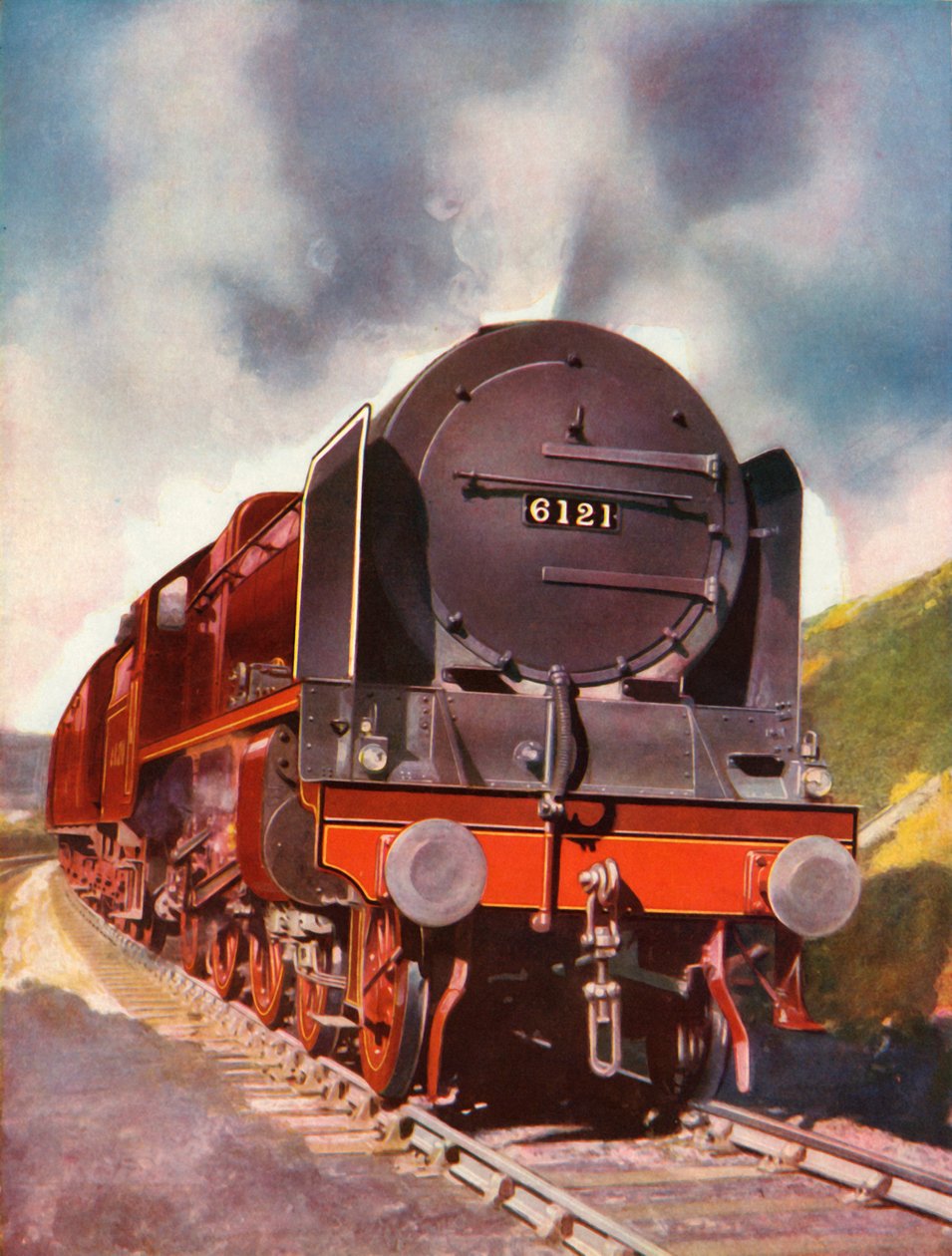 Eksprespassagerlokomotiv af Royal Scot 4-6-0 klassen, 1935-36. af Unbekannt