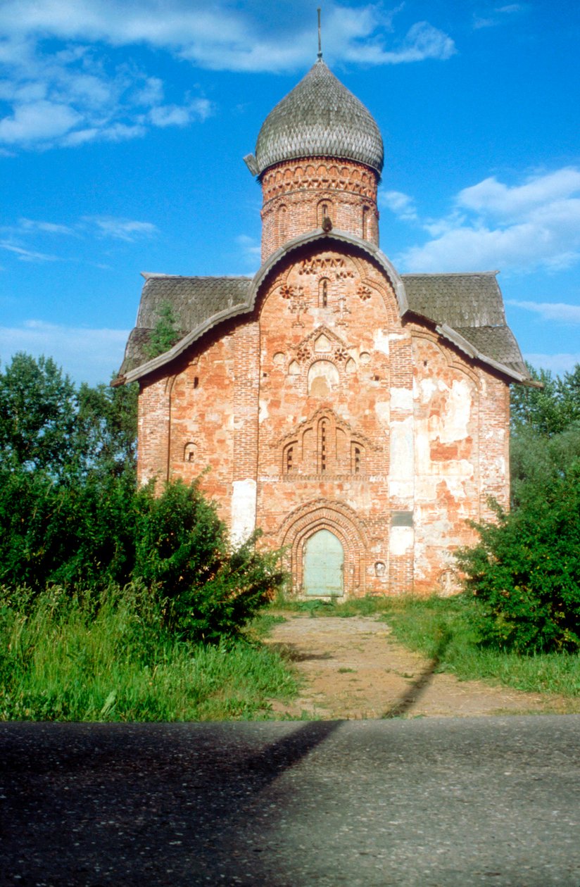 Ydersiden af en kirke, Novgorod, Rusland af Unbekannt