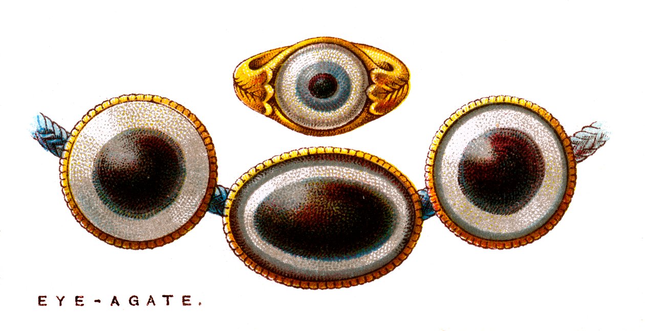 Eye-Agate, 1923 af Unbekannt