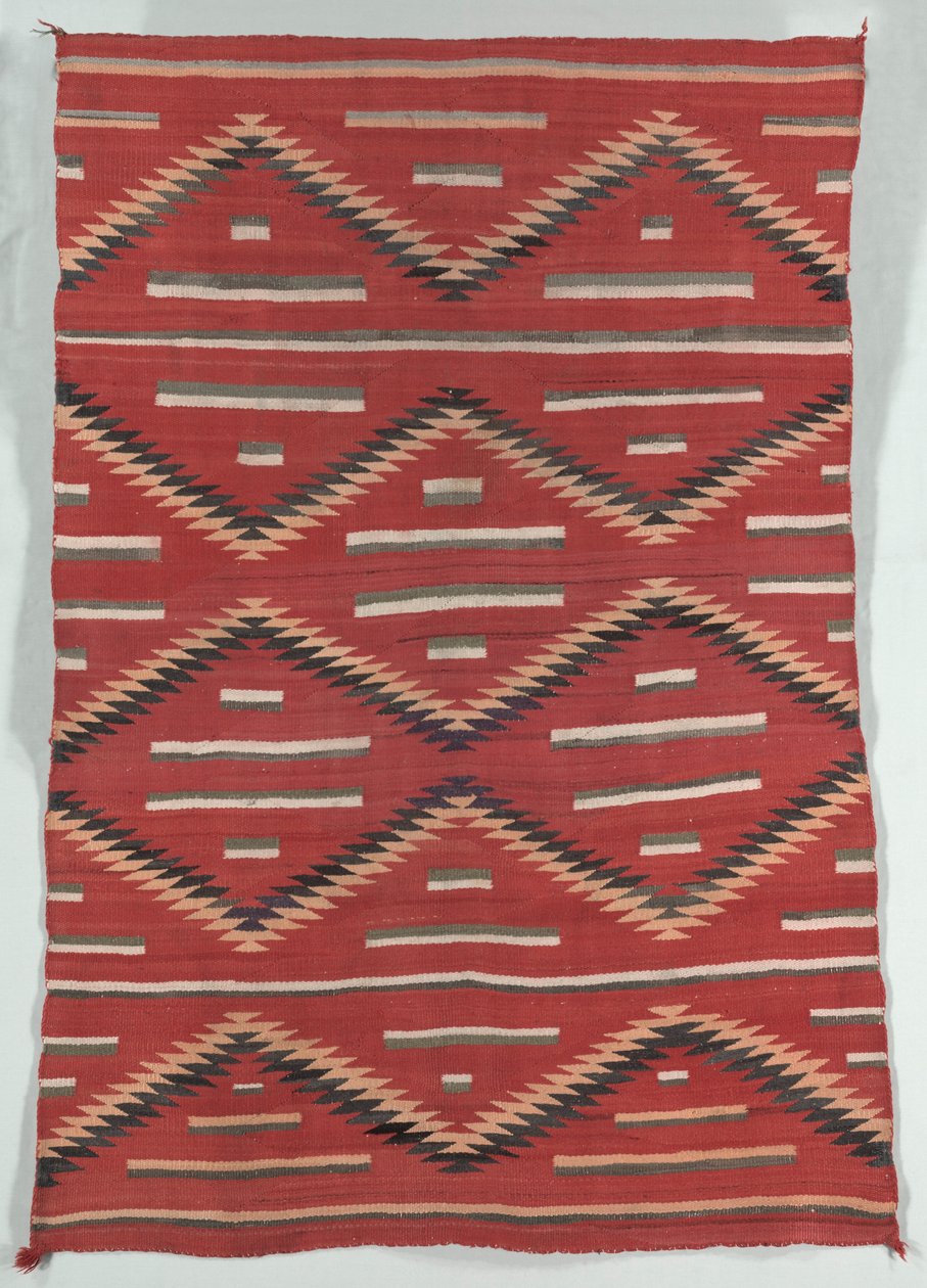 Eyedazzler Style tæppe, ca. 1890-1900. af Unbekannt