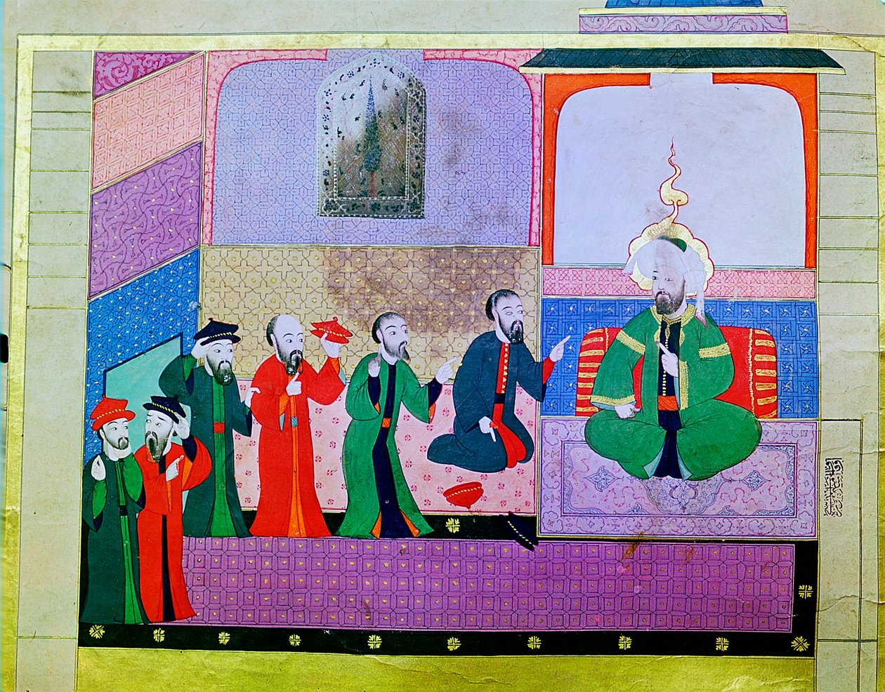Ezekiel profeterede til Israels ældste, mens han var fanget i Babylon, ca. 600 f.Kr. 1500-tallet. af Unbekannt