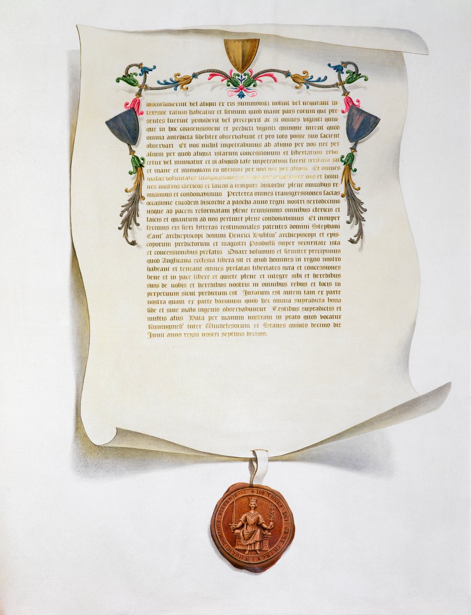 Faksimile-udgave af Magna Carta, engelsk charter, 1215 1816 af Unbekannt