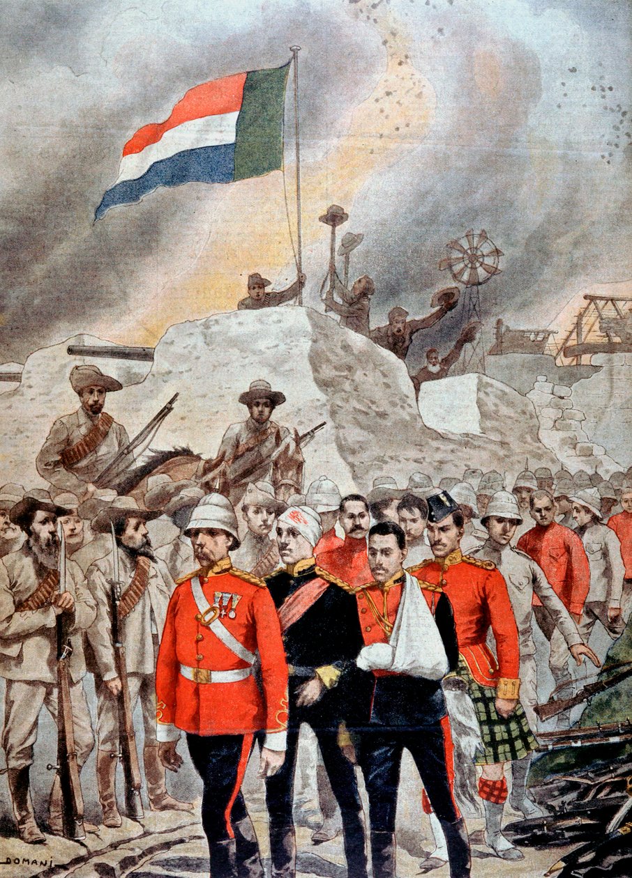 Den britiske garnisons fald i Jamestown, Sydafrika, Boer War, 1901 af Unbekannt