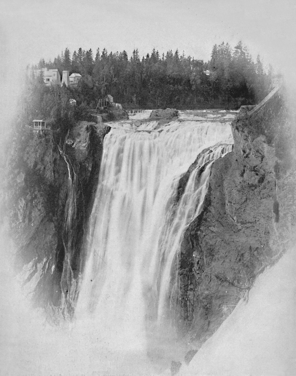Falls of Montmorency, Quebec, c1897. af Unbekannt