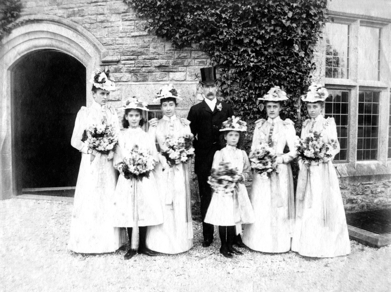Familiefoto, c1882 af Unbekannt