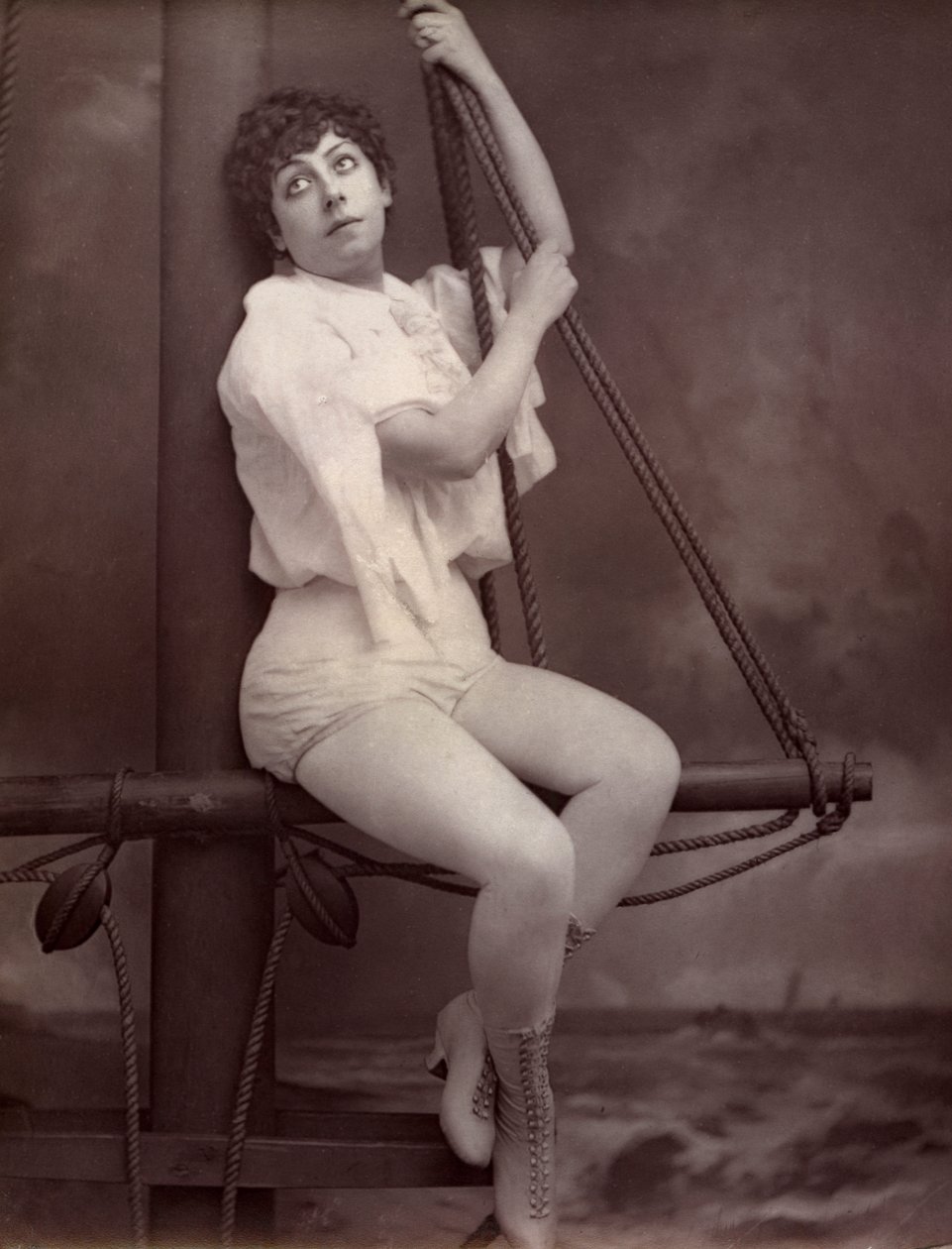 Fannie Leslie, britisk sangerinde og skuespillerinde, 1882 af Unbekannt