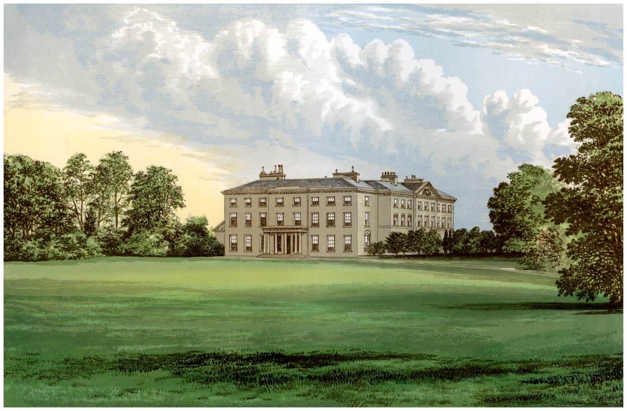 Farnham Lodge, County Cavan, Irland, hjemsted for Lord Farnham, c1880 af Unbekannt