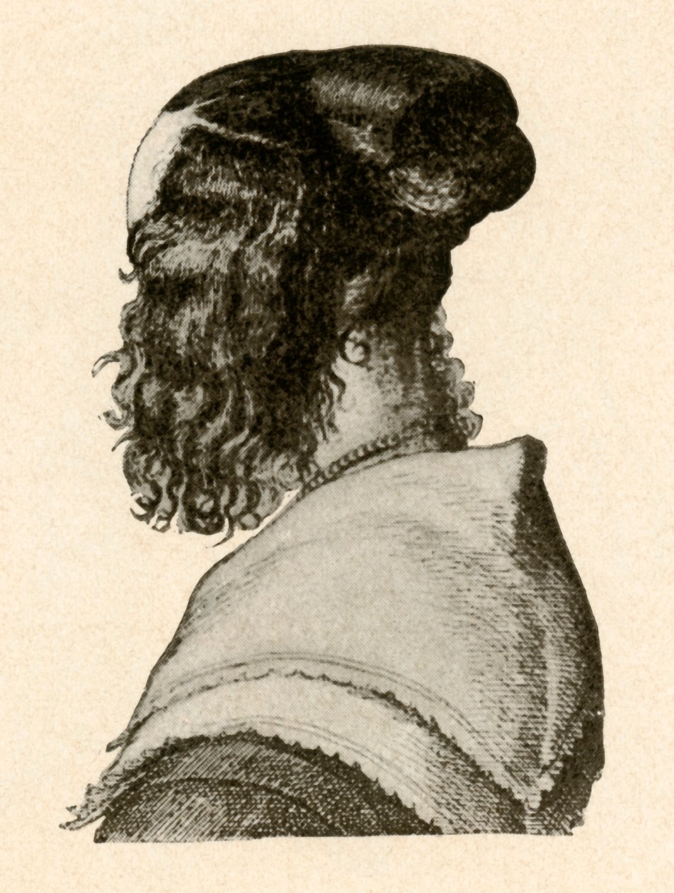 Moderigtig frisørstil, hersker af Charles I og II, c1620-1680, 1937. af Unbekannt