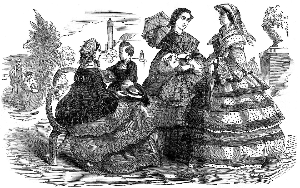 Mode til august, 1857 af Unbekannt