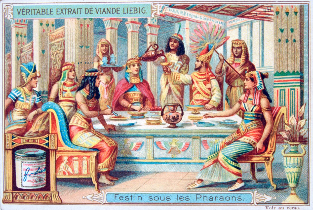 Fest på Faraonernes tid, det gamle Egypten, c1900 af Unbekannt
