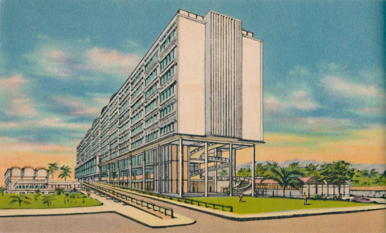 Federal Building i Civic Center, Barranquilla, c1940