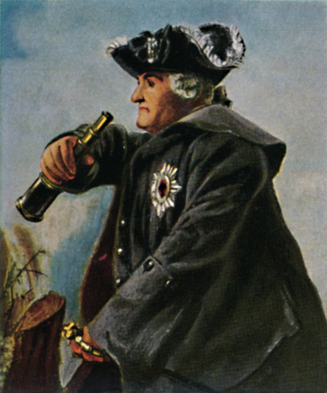 Feltmarskal Keith 1696-1758. - Maleri af Menzel, 1934. af Unbekannt