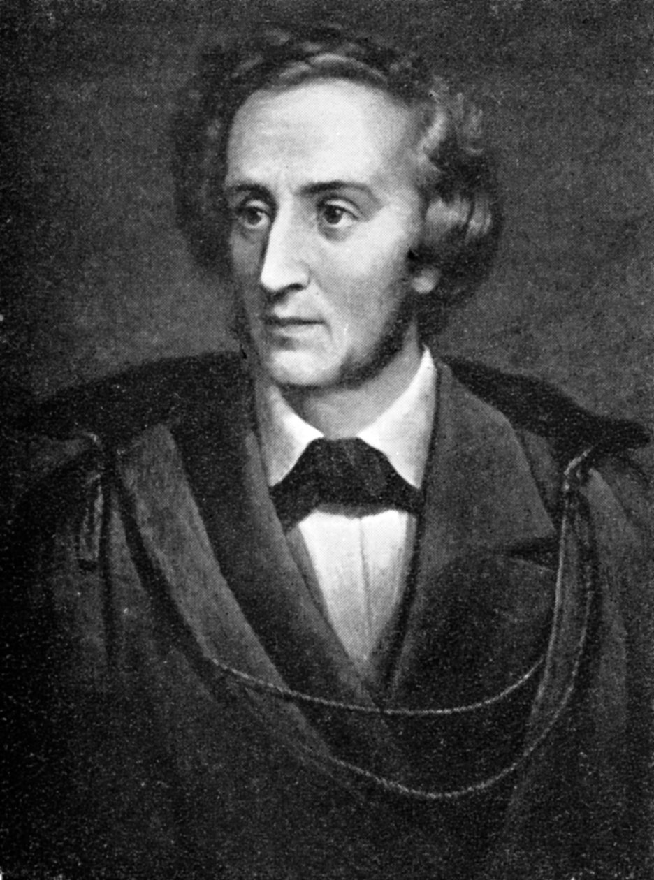 Felix Mendelssohn, 1809-1847, tysk komponist, 1909 af Unbekannt