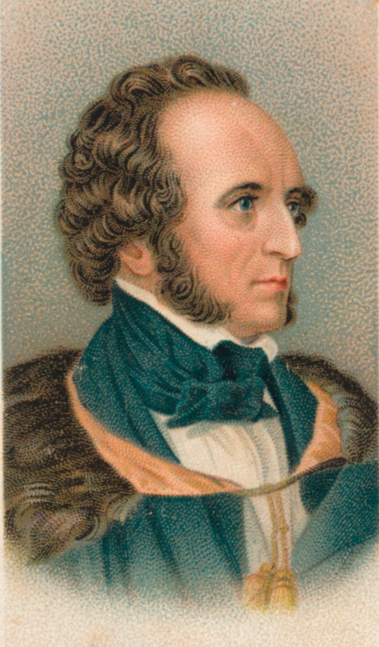 Felix Mendelssohn 1809-1847, tysk komponist, pianist, organist og dirigent, 1911 af Unbekannt