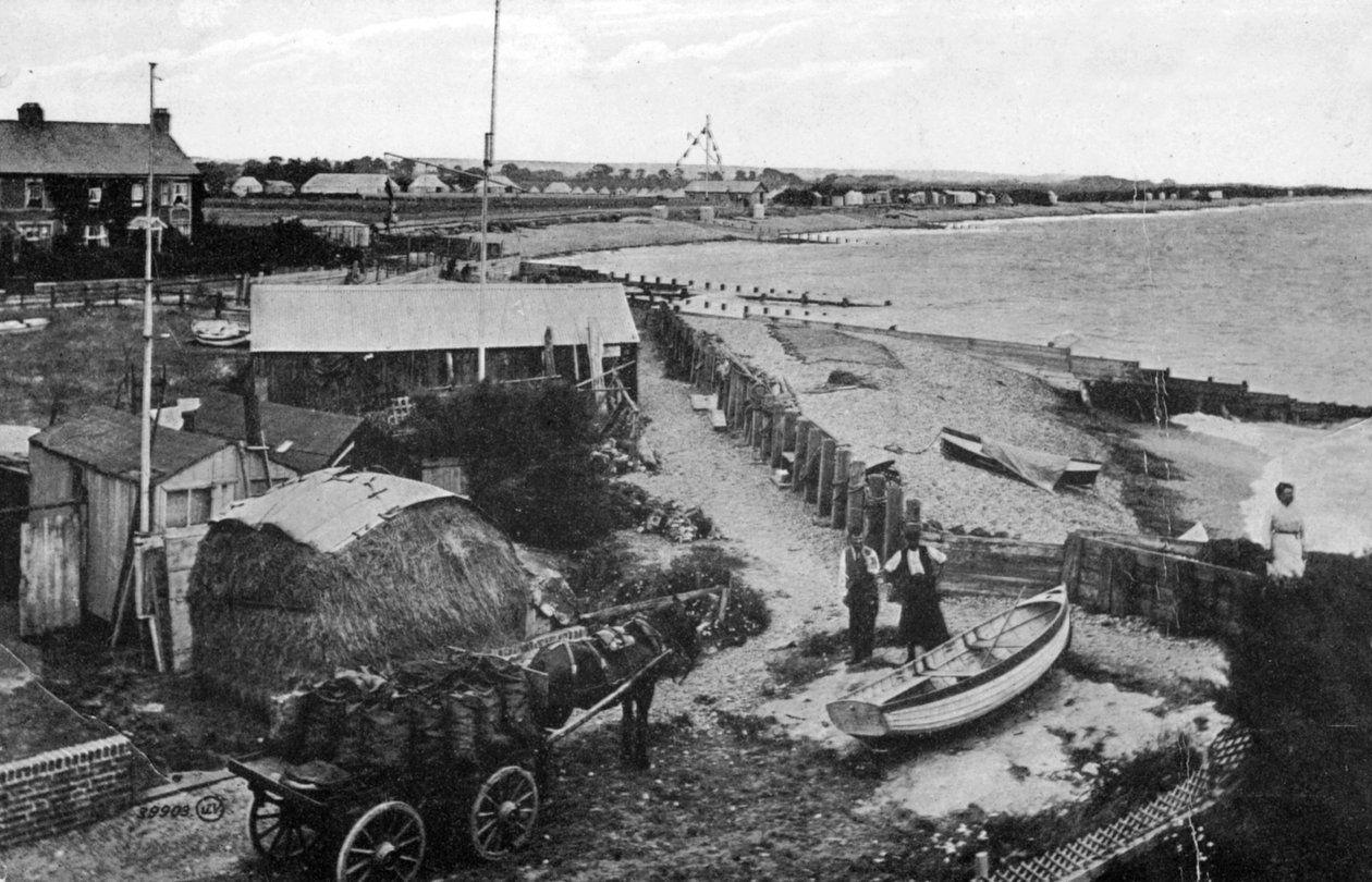 Felpham Beach, nær Bognor Regis, West Sussex, begyndelsen af det 20. århundrede af Unbekannt