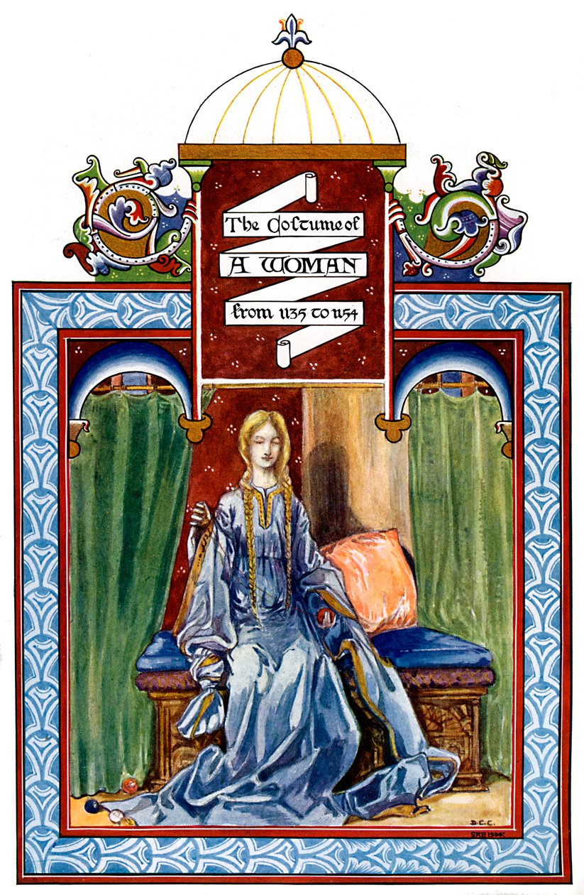 Kvindelig kostume, 1135-1154, 1904 af Unbekannt